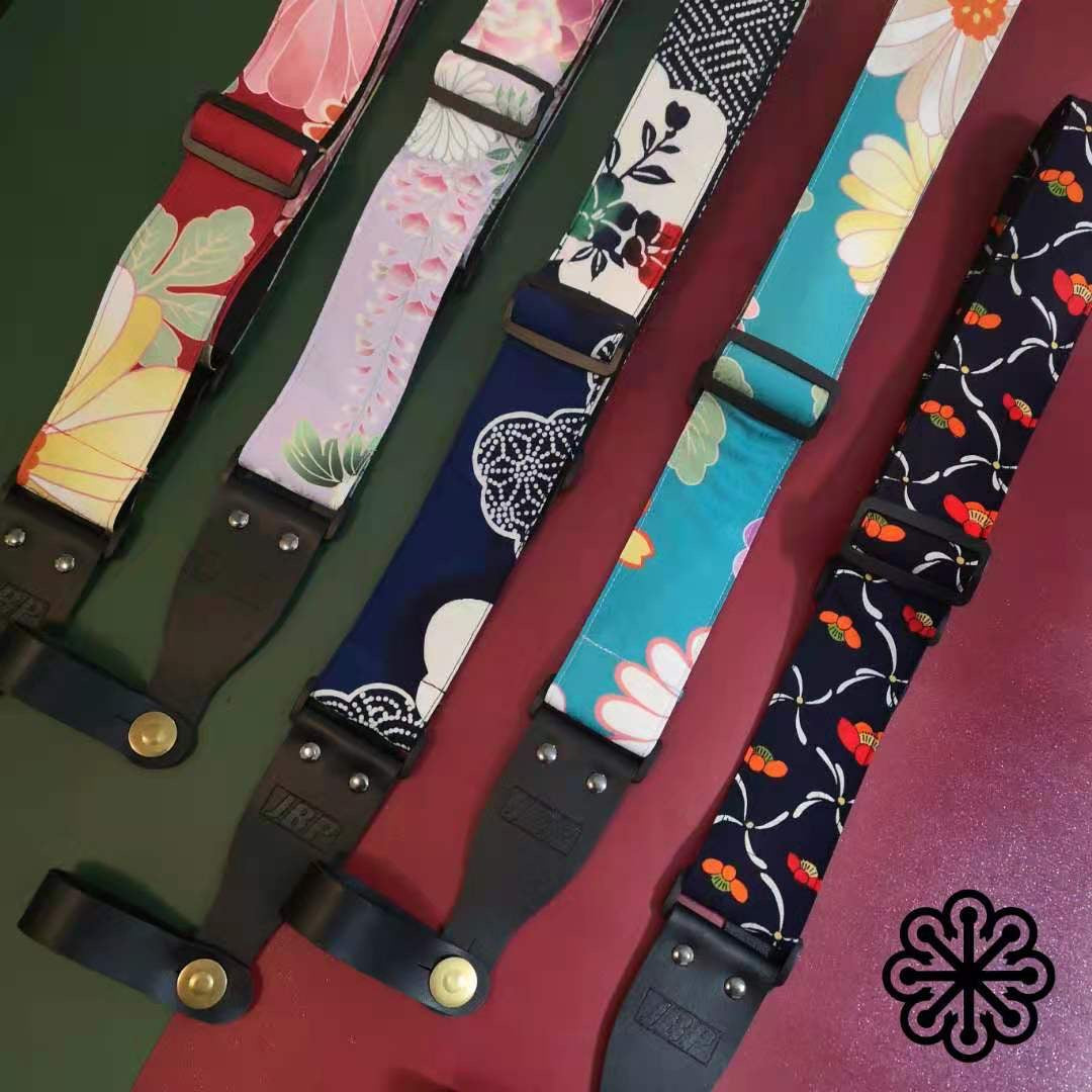 Kimono Fabric Straps- Guitar/ Ukulele