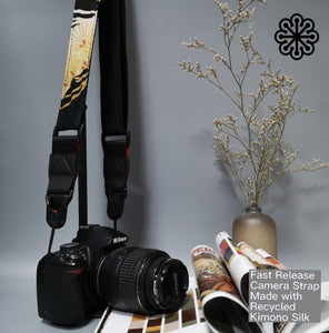Kimono Fabric Straps- Camera/Bag